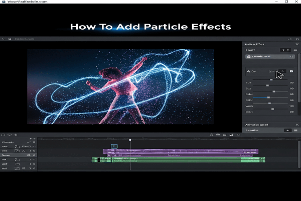 How To Add Particle Effects Video