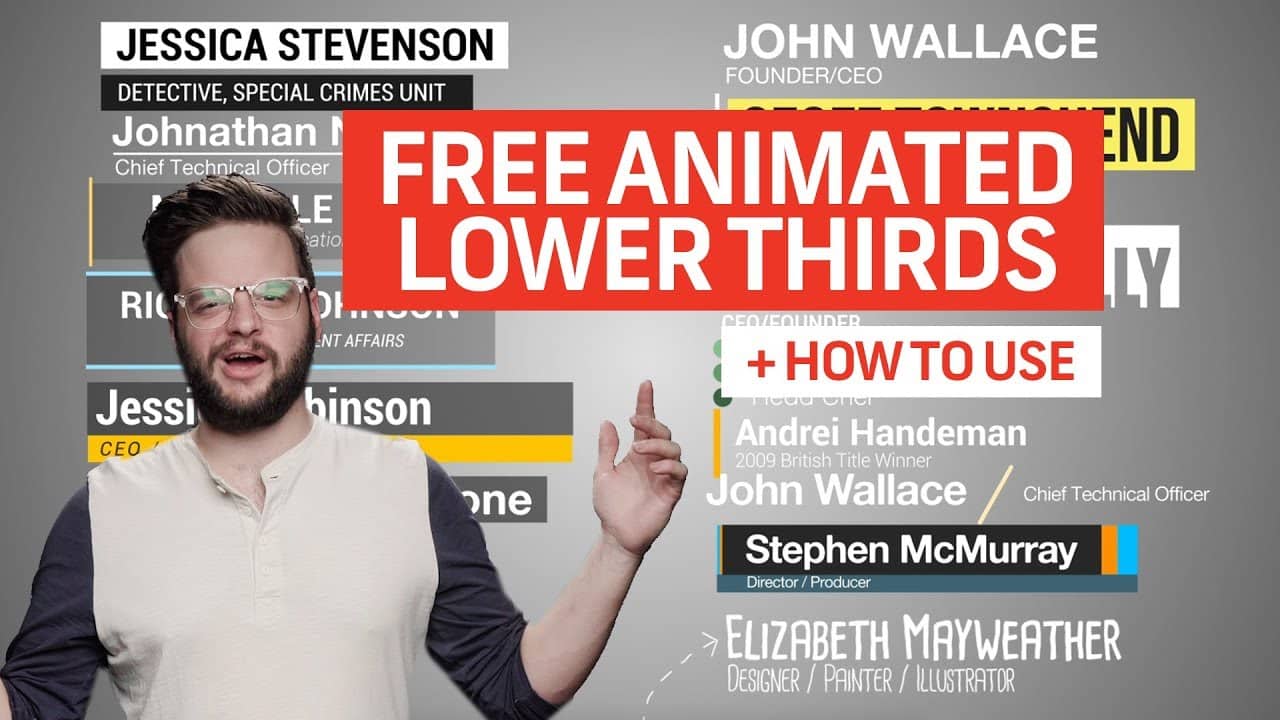 How To Animate Lower Third